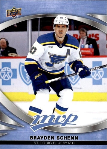 #172 Brayden Schenn - St. Louis Blues - 2023-24 Upper Deck MVP Hockey