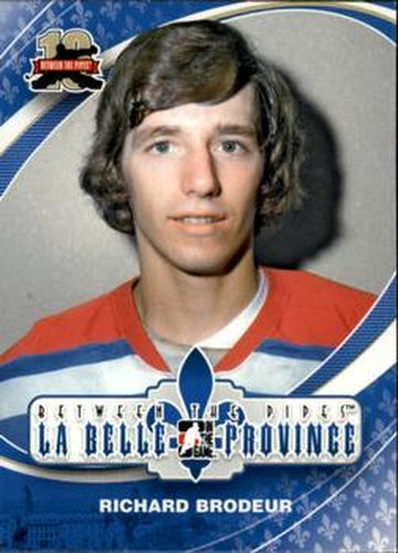#172 Richard Brodeur - Quebec Nordiques - 2011-12 In The Game Between The Pipes Hockey