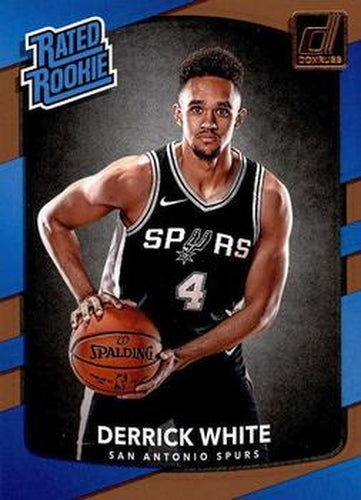 #172 Derrick White - San Antonio Spurs - 2017-18 Donruss Basketball