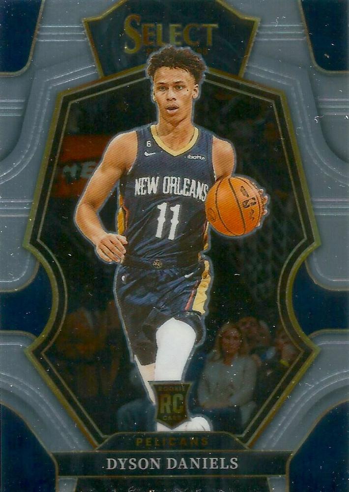#172 Dyson Daniels - New Orleans Pelicans - 2022-23 Panini Select Basketball