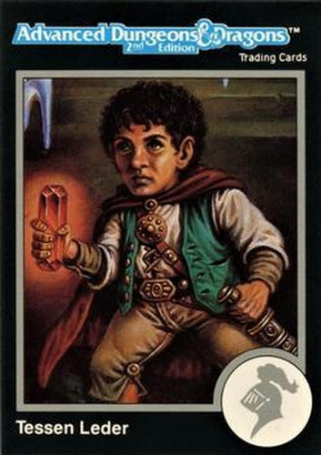 #172 Tessen Leder - 1991 TSR Advanced Dungeons & Dragons - Silver