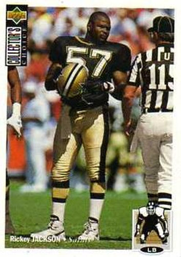 #172 Rickey Jackson - New Orleans Saints - 1994 Collector's Choice Football