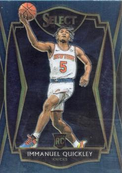 #172 Immanuel Quickley - New York Knicks - 2020-21 Panini Select - Blue Basketball