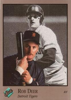 #172 Rob Deer - Detroit Tigers - 1992 Studio Baseball