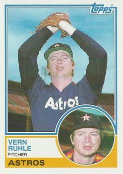 #172 Vern Ruhle - Houston Astros - 1983 Topps Baseball