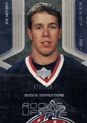 #172 Joe Motzko - Columbus Blue Jackets - 2003-04 Upper Deck Rookie Update Hockey