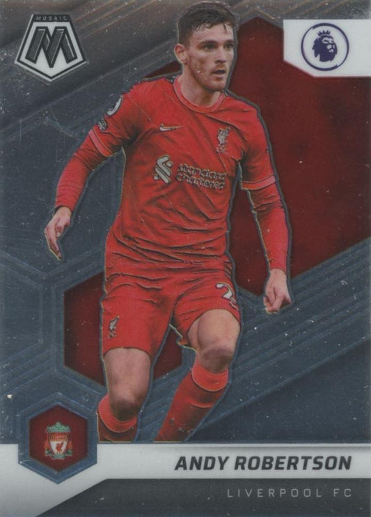 #172 Andy Robertson - Liverpool - 2021-22 Panini Mosaic Premier League Soccer