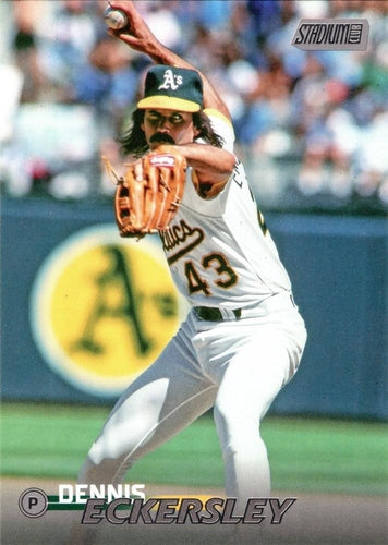 #172 Dennis Eckersley - Oakland Athletics - 2023 Stadium Club Baseball