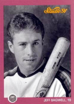 #172 Jeff Bagwell - Houston Astros - 1991 Studio Baseball