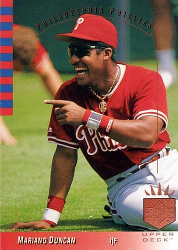 #172 Mariano Duncan - Philadelphia Phillies - 1993 SP Baseball