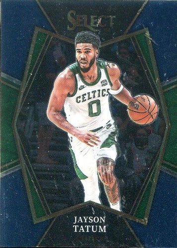 #172 Jayson Tatum - Boston Celtics - 2021-22 Panini Select - Blue Basketball