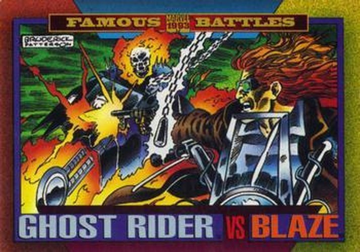 #172 Ghost Rider / Blaze - 1993 SkyBox Marvel Universe
