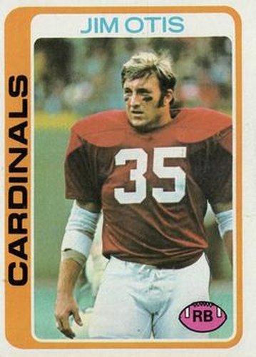 #172 Jim Otis - St. Louis Cardinals - 1978 Topps Football