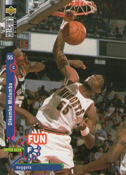 #172 Dikembe Mutombo - Denver Nuggets - 1995-96 Collector's Choice Basketball