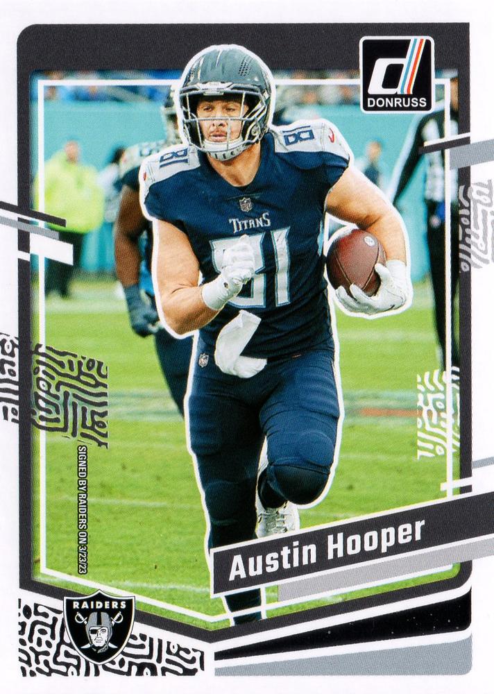 #172 Austin Hooper - Las Vegas Raiders - 2023 Donruss Football