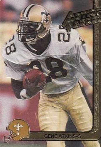 #172a Gene Atkins - New Orleans Saints - 1991 Action Packed Football