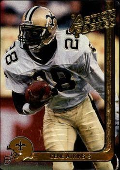 #172b Gene Atkins - New Orleans Saints - 1991 Action Packed Football