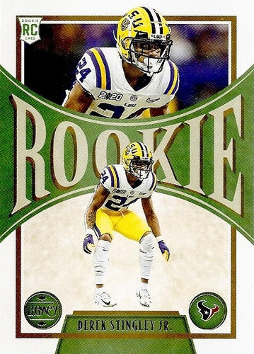 #173 Derek Stingley Jr. - Houston Texans - 2022 Panini Legacy Football