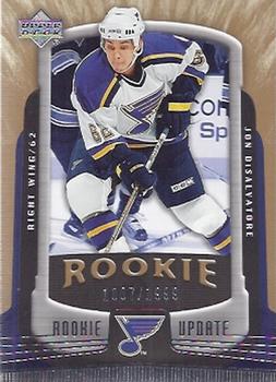 #173 Jon DiSalvatore - St. Louis Blues - 2005-06 Upper Deck Rookie Update Hockey