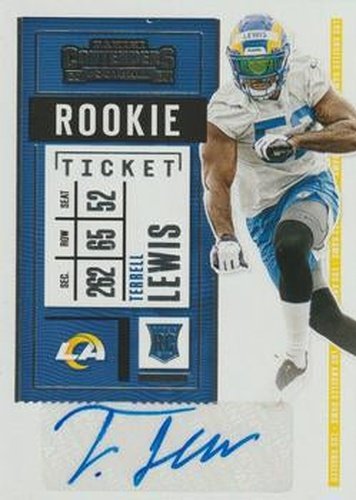 #173 Terrell Lewis - Los Angeles Rams - 2020 Panini Contenders Football