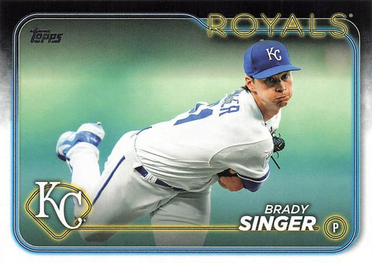 #173 Brady Singer - Kansas City Royals - 2024 Topps Baseball