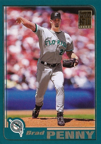 #173 Brad Penny - Florida Marlins - 2001 Topps Baseball