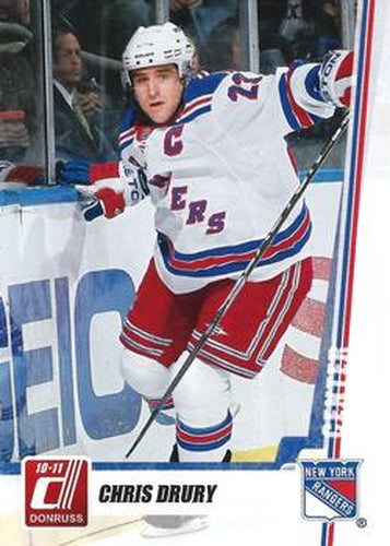 #173 Chris Drury - New York Rangers - 2010-11 Donruss Hockey