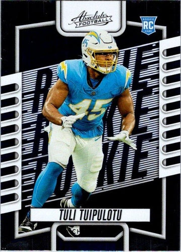 #173 Tuli Tuipulotu - Los Angeles Chargers - 2023 Panini Absolute Football