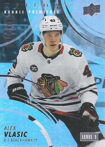 #173 Alex Vlasic - Chicago Blackhawks - 2022-23 Upper Deck Trilogy Hockey