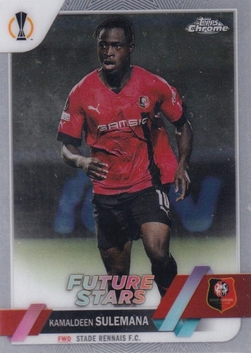 #173 Kamaldeen Sulemana - Stade Rennais FC - 2022-23 Topps Chrome UEFA Club Competitions Soccer