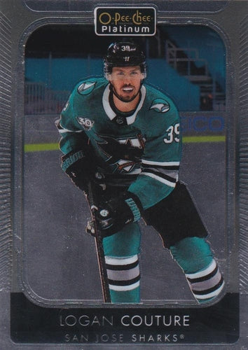 #173 Logan Couture - San Jose Sharks - 2021-22 O-Pee-Chee Platinum Hockey