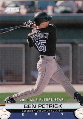 #173 Ben Petrick - Colorado Rockies - 2001 Stadium Club Baseball