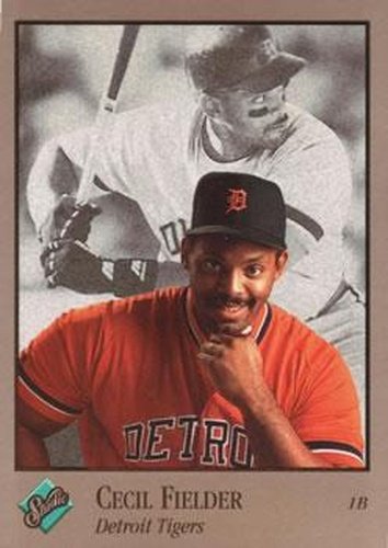 #173 Cecil Fielder - Detroit Tigers - 1992 Studio Baseball