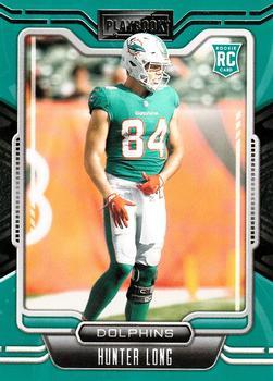 #173 Hunter Long - Miami Dolphins - 2021 Panini Playbook Football