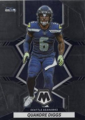 #173 Quandre Diggs - Seattle Seahawks - 2022 Panini Mosaic Football