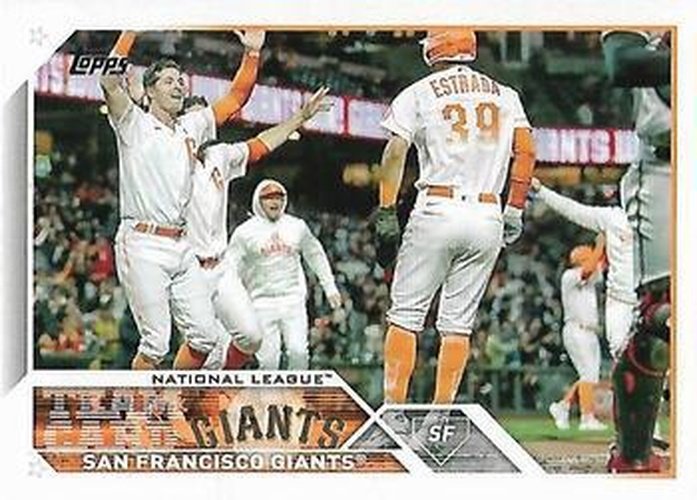 #173 San Francisco Giants - San Francisco Giants - 2023 Topps Baseball
