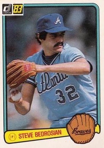 #173 Steve Bedrosian - Atlanta Braves - 1983 Donruss Baseball