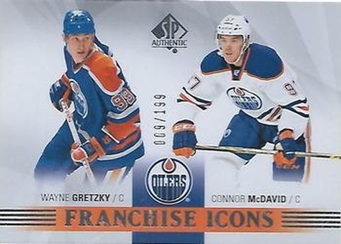 #173 Wayne Gretzky / Connor McDavid - Edmonton Oilers - 2015-16 SP Authentic Hockey