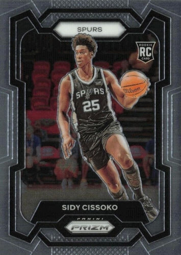 #173 Sidy Cissoko - San Antonio Spurs - 2023-24 Panini Prizm Basketball