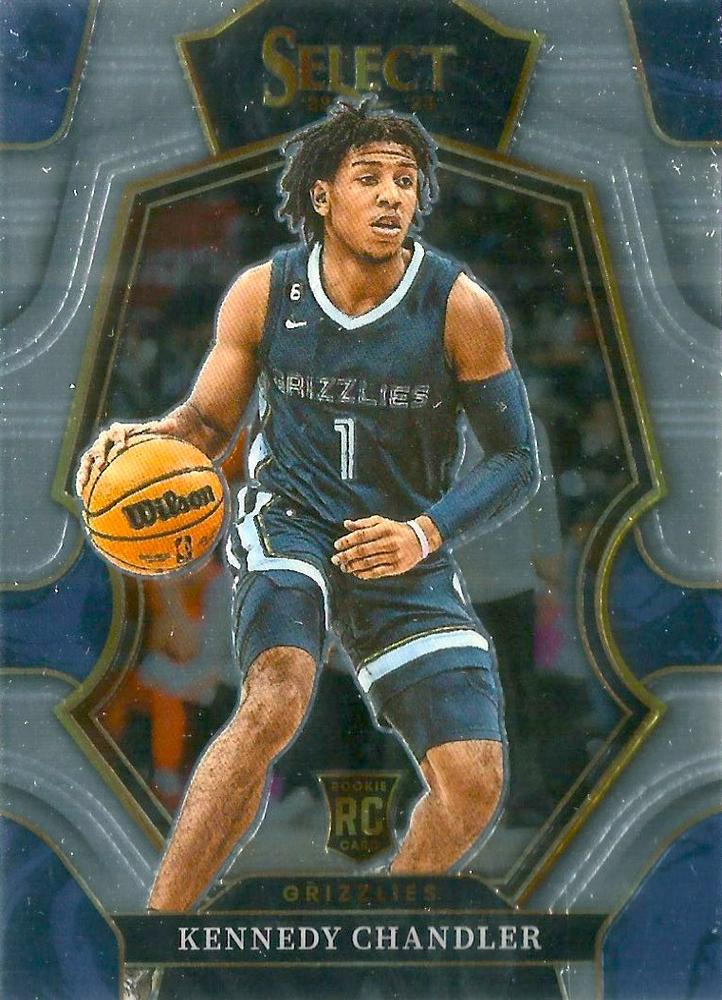 #173 Kennedy Chandler - Memphis Grizzlies - 2022-23 Panini Select Basketball