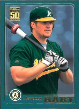 #T173 Jason Hart - Oakland Athletics - 2001 Topps Traded & Rookies Baseball