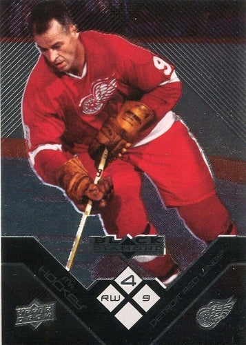 #173 Gordie Howe - Detroit Red Wings - 2008-09 Upper Deck Black Diamond Hockey