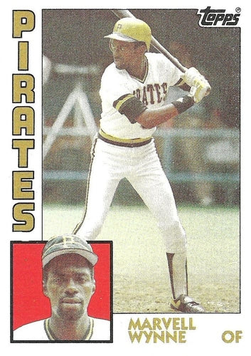#173 Marvell Wynne - Pittsburgh Pirates - 1984 Topps Baseball