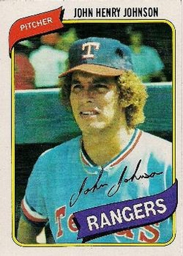 #173 John Henry Johnson - Texas Rangers - 1980 Topps Baseball