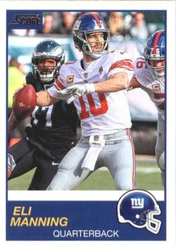 #173 Eli Manning - New York Giants - 2019 Score Football