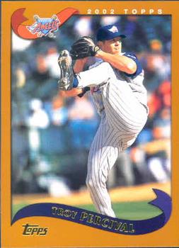 #173 Troy Percival - Anaheim Angels - 2002 Topps Baseball