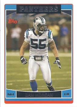 #173 Dan Morgan - Carolina Panthers - 2006 Topps Football