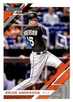 #173 Brian Anderson - Miami Marlins - 2019 Donruss Baseball