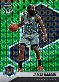 #173 James Harden - Brooklyn Nets - 2020-21 Panini Mosaic - Mosaic Green Basketball