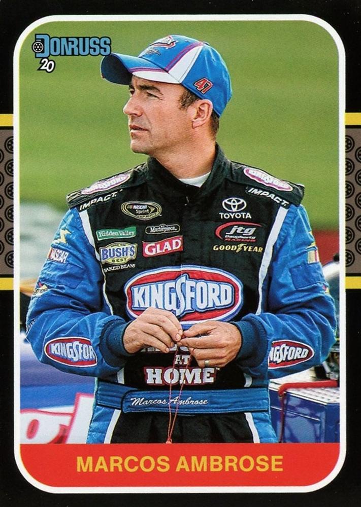 #173 Marcos Ambrose - JTG Daugherty Racing - 2020 Donruss Racing